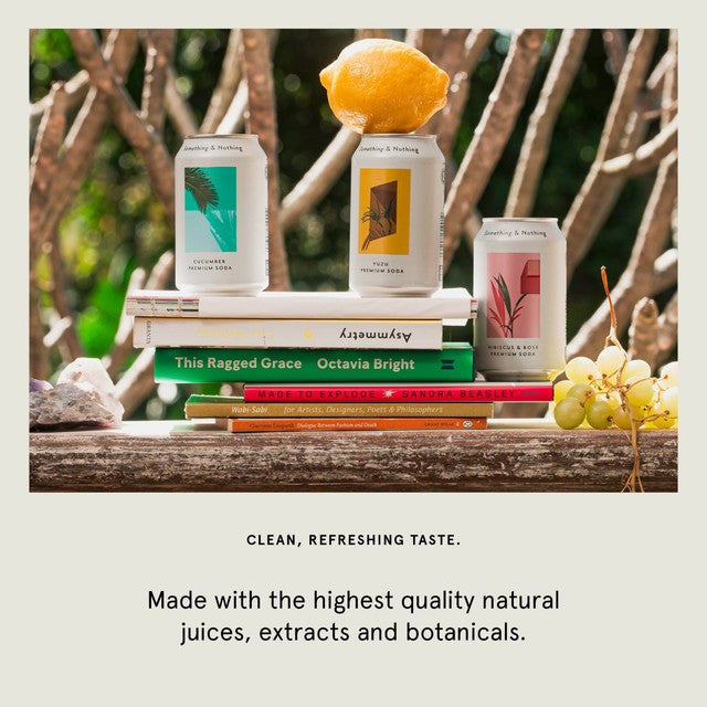 Something & Nothing mixed pack premium soda 12 x 330ml (British brand)