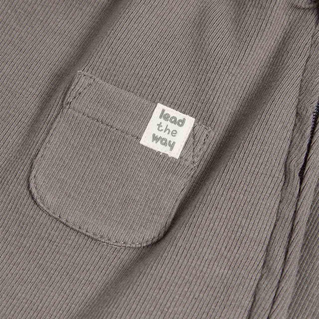 M&S Girl Striped Sleepsuits Newborn Grey, imported from the UK