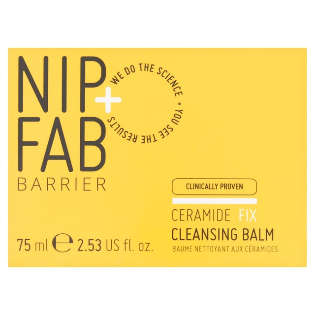 Nip+Fab Ceramide Fix Cleansing Balm 75ml, imported from the UK