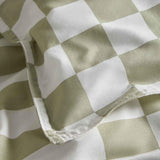 M&S bedding set geometric green super king size (British brand)