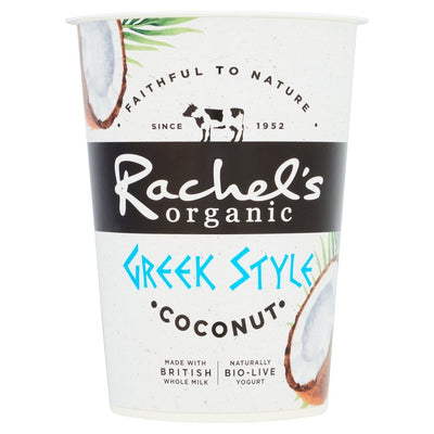 Rachel's økologisk gresk-stil kokosyoghurt 450g