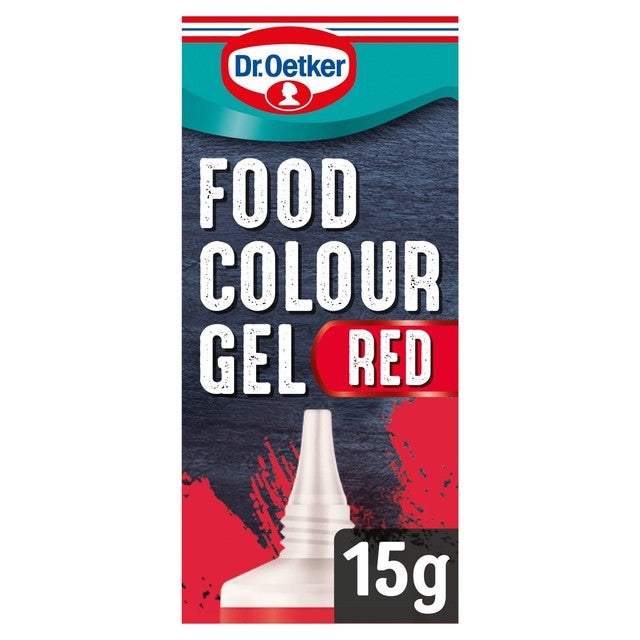 Dr Oetker Red Food Colour Gel 15g - British product