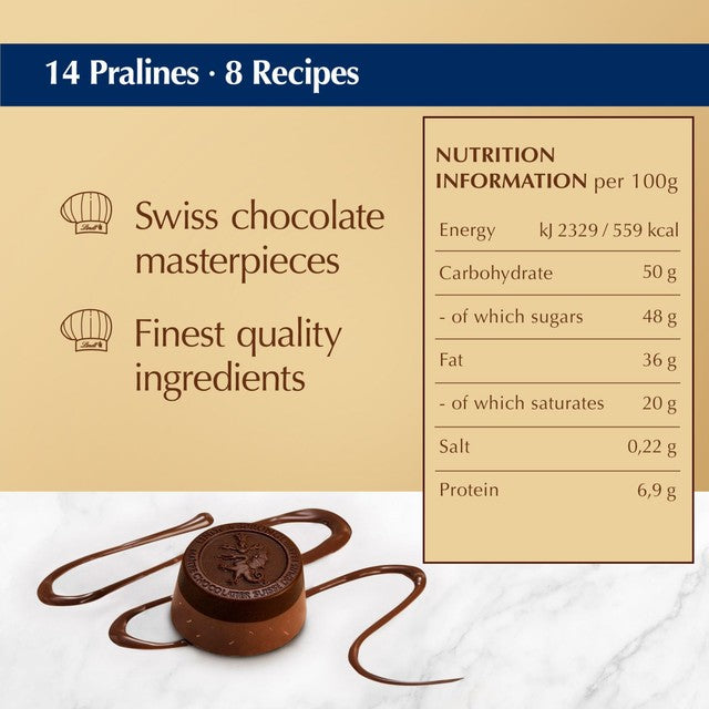 Lindt Swiss Luxury Selection chocolate selection box 143g, UK version