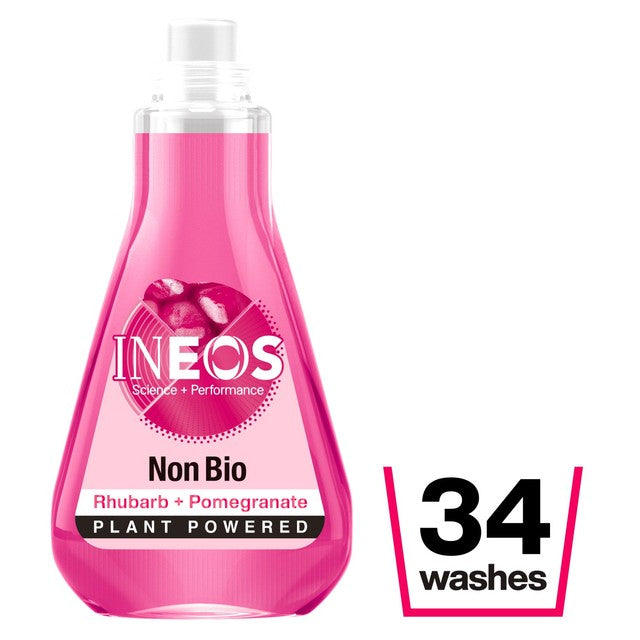 INEOS Non Bio Laundry Liquid Rhubarb + Pomegranate 33 Washes, UK version