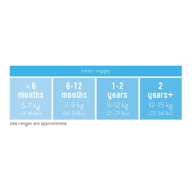 Bambino Mio reusable swim nappy 2-3 years Xtra Large Whale - British product