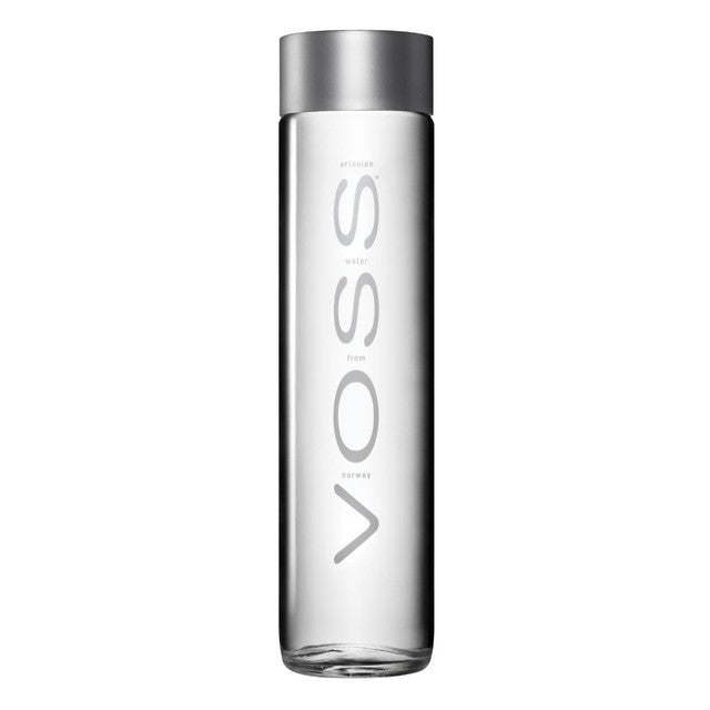 VOSS still artesian water glass bottle 800ml (British brand)