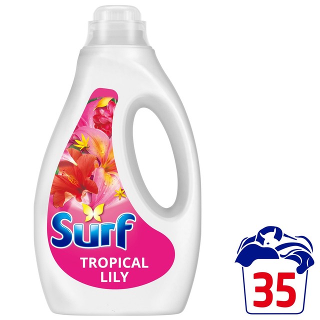 Surf Tropical Lily liquid laundry detergent 945ml (British brand)