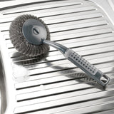 Addis ComfiGrip long handled washing up scourer - British product
