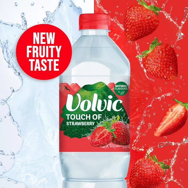 Volvic Touch of Fruit Strawberry flavoured water 1.5L (British brand)