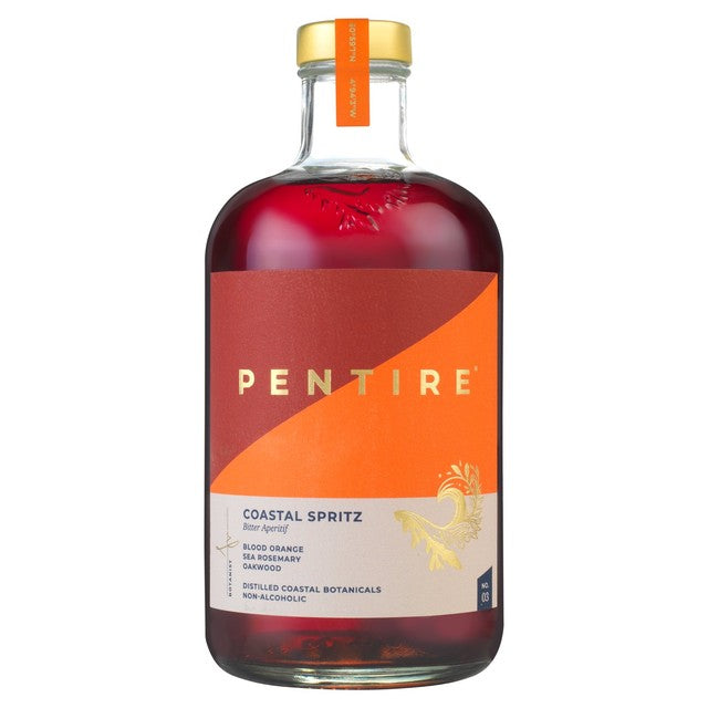 Pentire Coastal Spritz non-alcoholic aperitif 70cl, imported from the UK