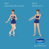 Vaseline cocoa radiant body moisturiser spray 190ml (British brand)