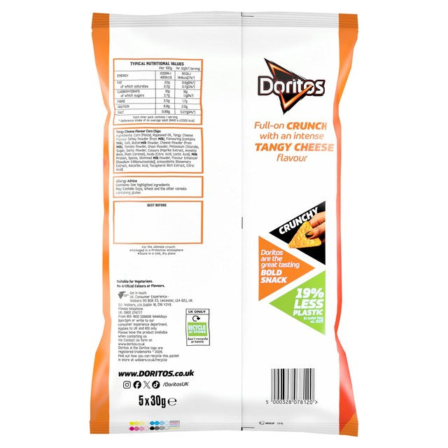 Doritos tangy cheese tortilla chips - British product