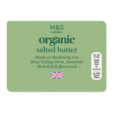 M&S organic salted butter 250g, imported from the UK