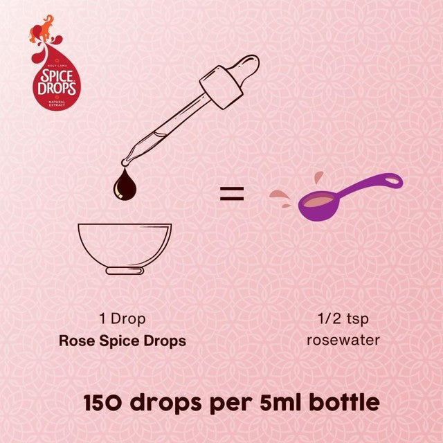 Holy Lama Spice Drops Rose Extract 5ml (British brand)