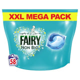 Fairy non bio washing capsules sensitive skin 60 washes - British product