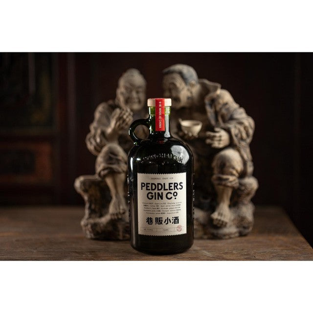 Peddlers Shanghai Craft Gin bottle - British product