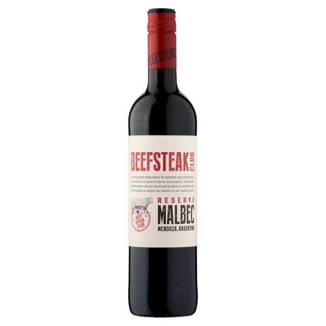 Beefsteak Club Malbec red wine 75cl - British product