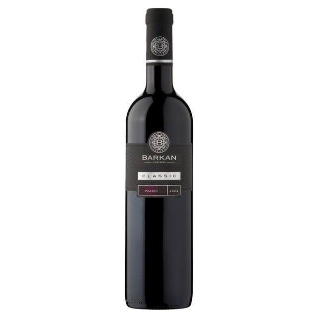 Barkan Classic Malbec dry red wine 75cl bottle - British product