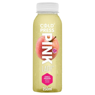 Coldpress Pink Lady eplejuice med vitaminer kaldpresset eplejuice 250ml