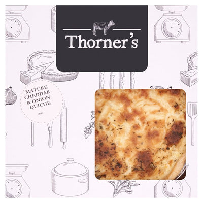 Jon Thorner's Somerset Cheddar & Onion Large Family Quiche 600g