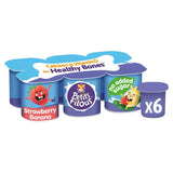 Petits Filous Kids No Added Sugar Strawberry  Banana Yoghurt Pots 6x47g