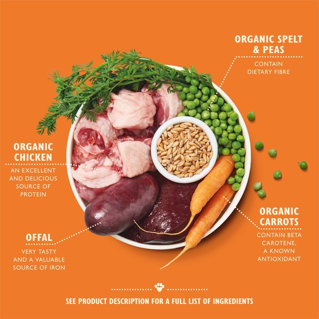 Lily's Kitchen Organic Chicken & Spelt Supper wet dog food 150g, UK version