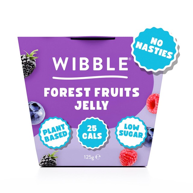 Wibble forest fruits jelly pot 125g (British brand)