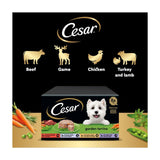 Cesar Garden Terrine Dog Food Tray Mixed in Loaf