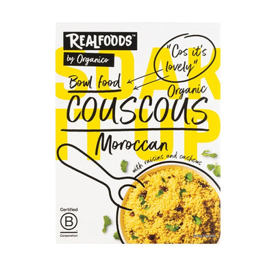 M&S Realfoods by Organico Organic Moroccan Couscous 250g- Buy online at McGrocer