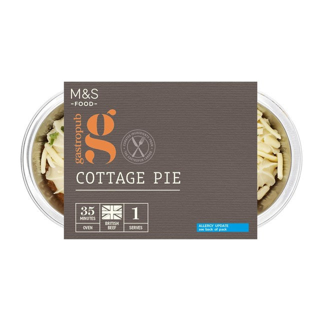 M&S Gastropub Cottage Pie 400g, imported from the UK