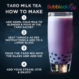 Bubbleology taro and brown sugar bubble tea kit 320g - British product