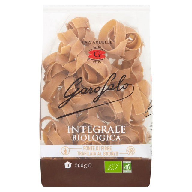 Garofalo Organic Whole Wheat Pappardelle Pasta 500g, UK version