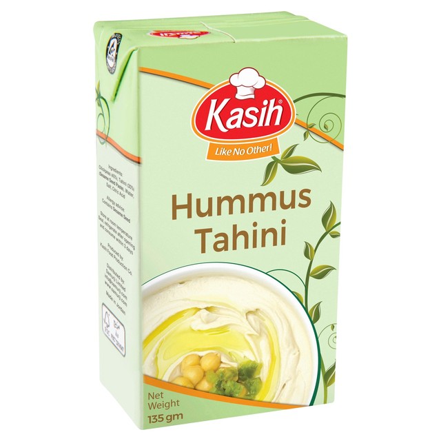 Kasih hummus in Tetra Pak 135g, UK version