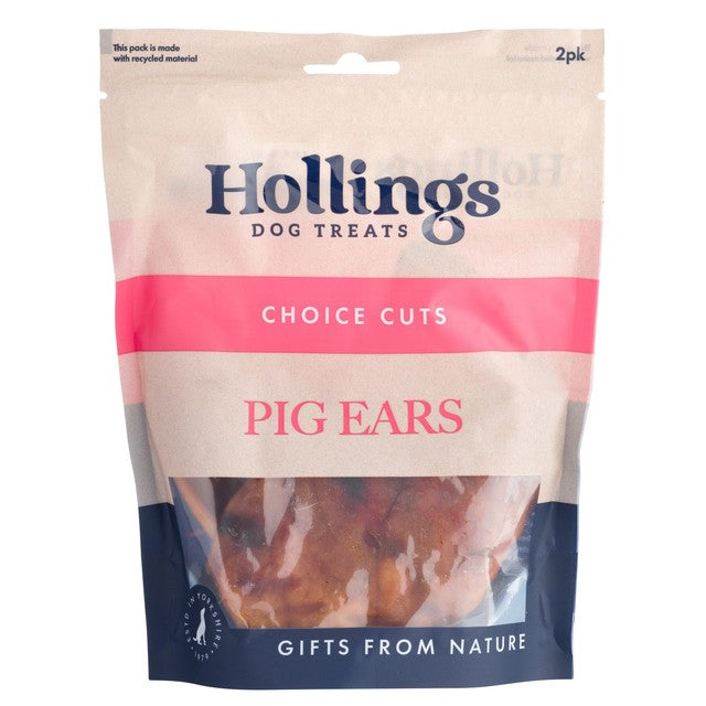 Hollings Pigs Ears dog treats 10 per pack, UK version