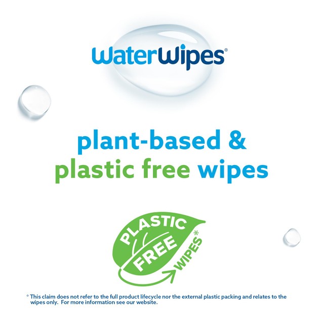 WaterWipes sensitive weaning plastic free baby wipes 720 wipes (British brand)