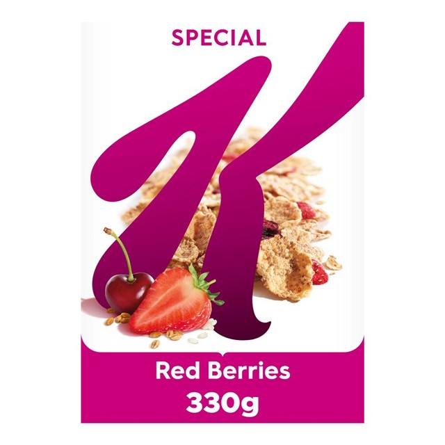 Kellogg's Special K breakfast cereal Red Berries 330g, UK version
