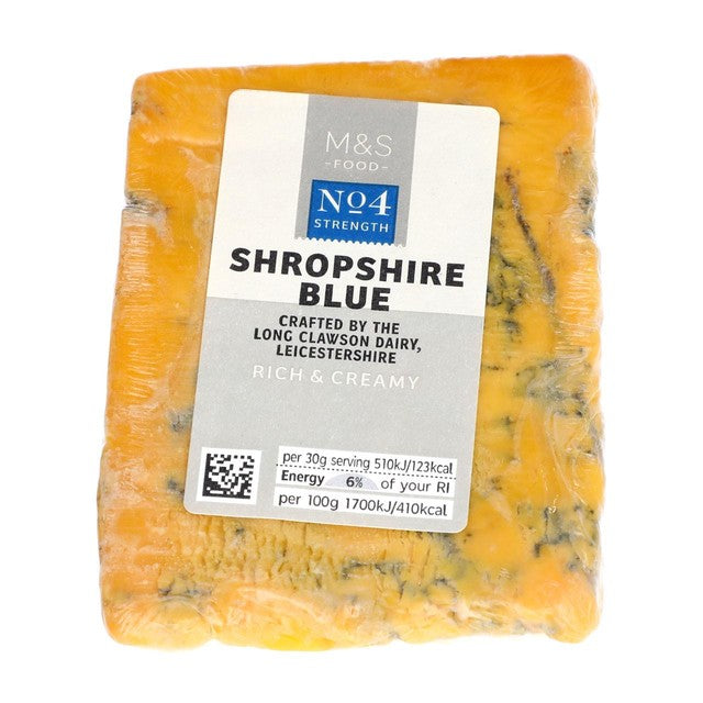 M&S Shropshire Blue cheese 236g (British brand)