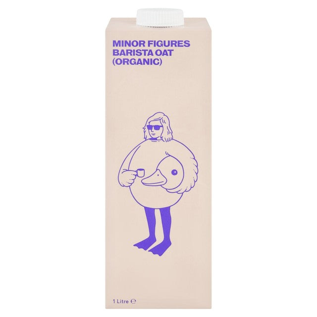 Minor Figures organic barista oat milk 1L, imported from the UK
