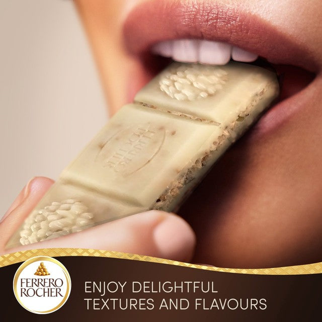 Ferrero Rocher white chocolate hazelnut bar 90g - British product