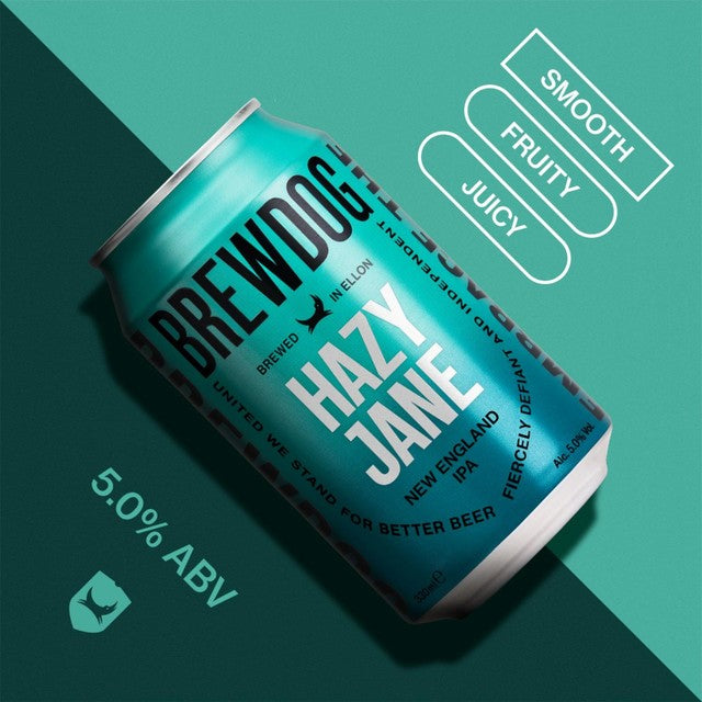 BrewDog Hazy Jane Hazy IPA, imported from the UK
