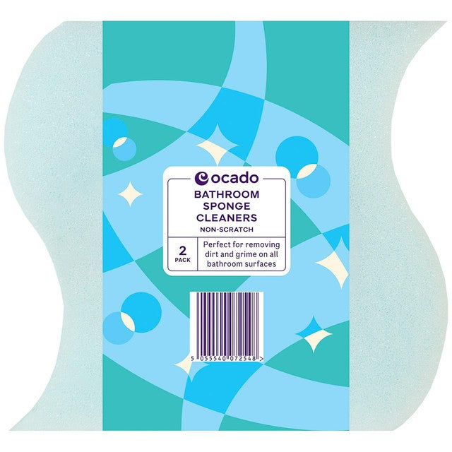 Ocado bathroom sponges 2 pack, imported from the UK