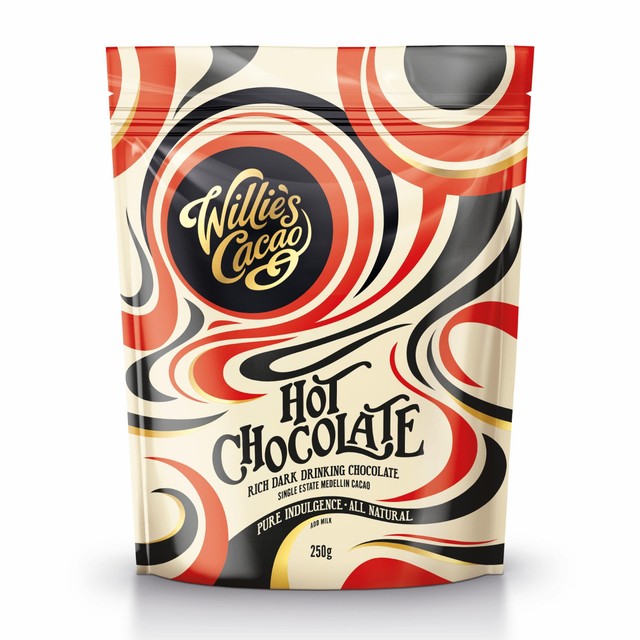 Willie's Cacao hot chocolate 52% cacao vegan 250g (British brand)