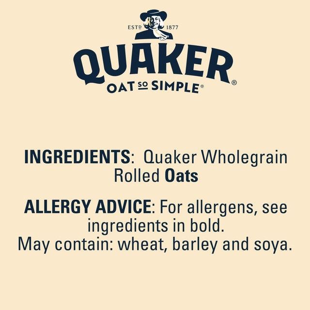 Quaker Big Bowl Original porridge sachets, imported from the UK