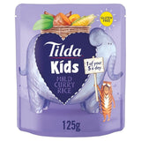 Tilda Kids mild curry rice pouch 125g (British brand)