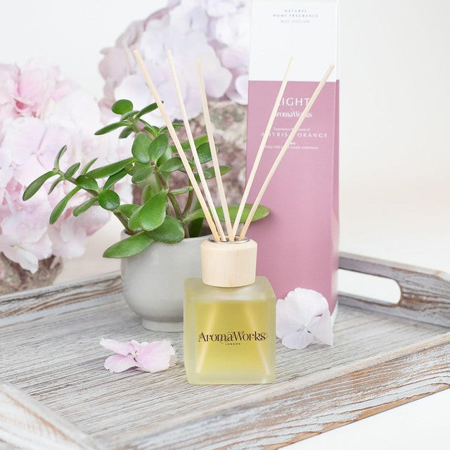 Wax Lyrical reed diffuser Amyris and Orange (British brand)