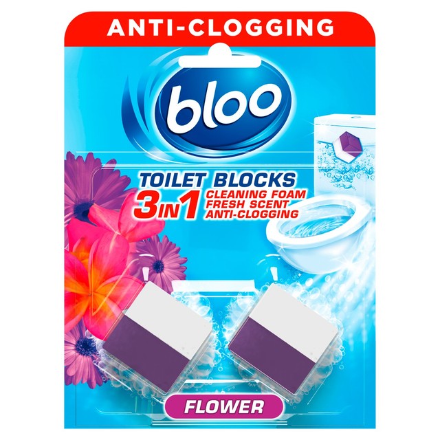 Bloo toilet block flowers, imported from the UK
