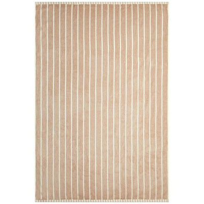 Drap de bain M&S Pure Cotton Carved Stripe, Naturel
