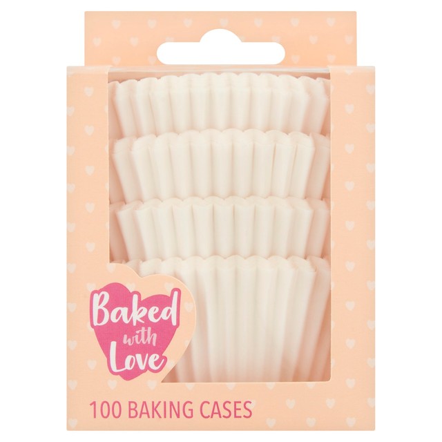 Culpitt white cupcake cases 100 pack (British brand)