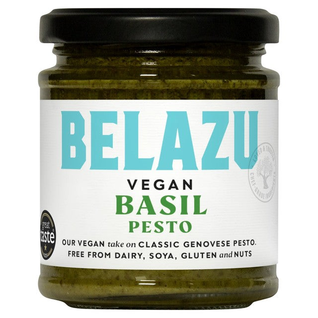 Belazu Vegan Basil Pesto Sauce 165g - British product