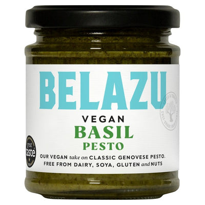 M&S Belazu Vegan Basil Pesto Sauce 165g- Buy online at McGrocer